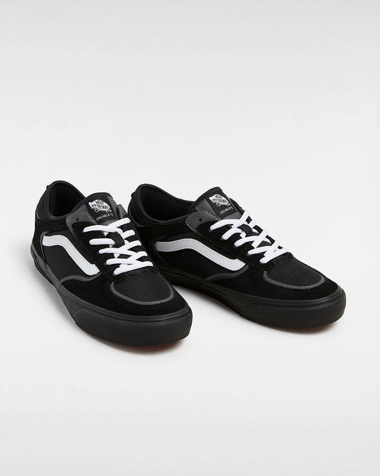 Vans Men's Skate Rowley Shoes Black/White/Black VN0A2Z3OBYB