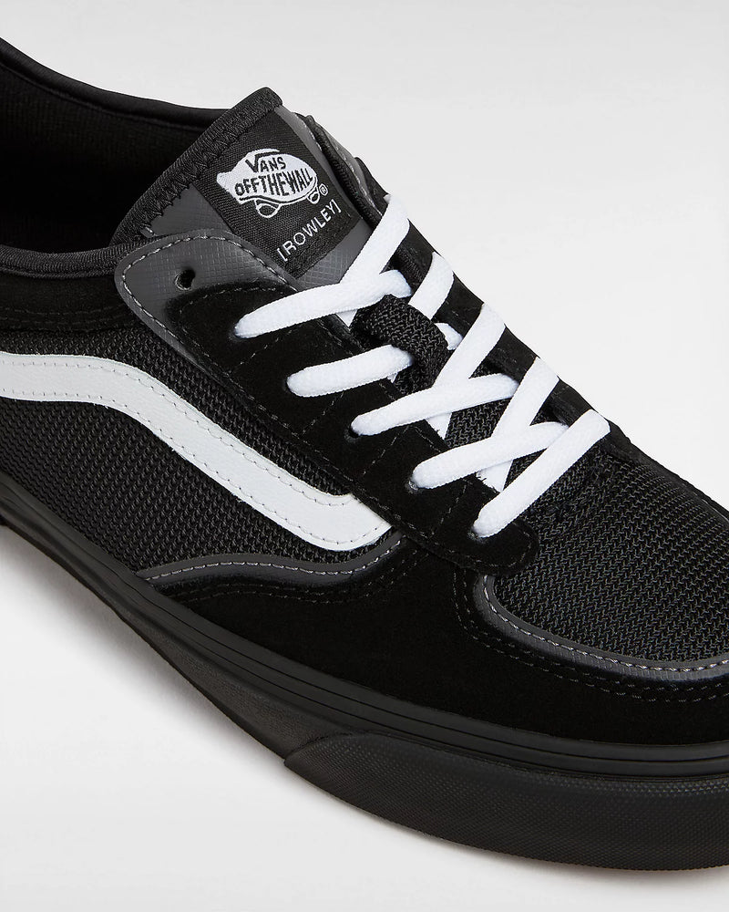 Load image into Gallery viewer, Vans Men&#39;s Skate Rowley Shoes Black/White/Black VN0A2Z3OBYB
