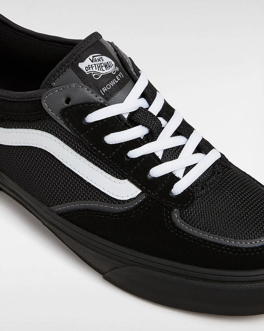 Vans Men's Skate Rowley Shoes Black/White/Black VN0A2Z3OBYB