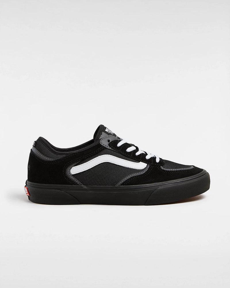 Load image into Gallery viewer, Vans Men&#39;s Skate Rowley Shoes Black/White/Black VN0A2Z3OBYB
