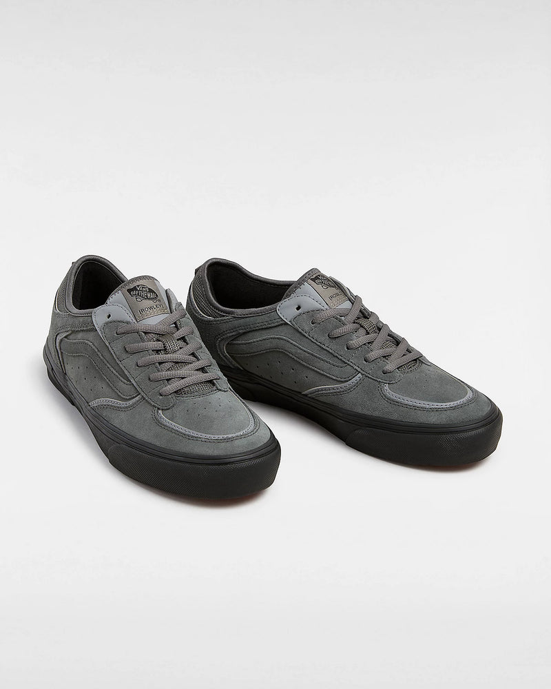 Load image into Gallery viewer, Vans Men&#39;s Skate Rowley Suede Shoes Charcoal/Black VN0A2Z3OCC8
