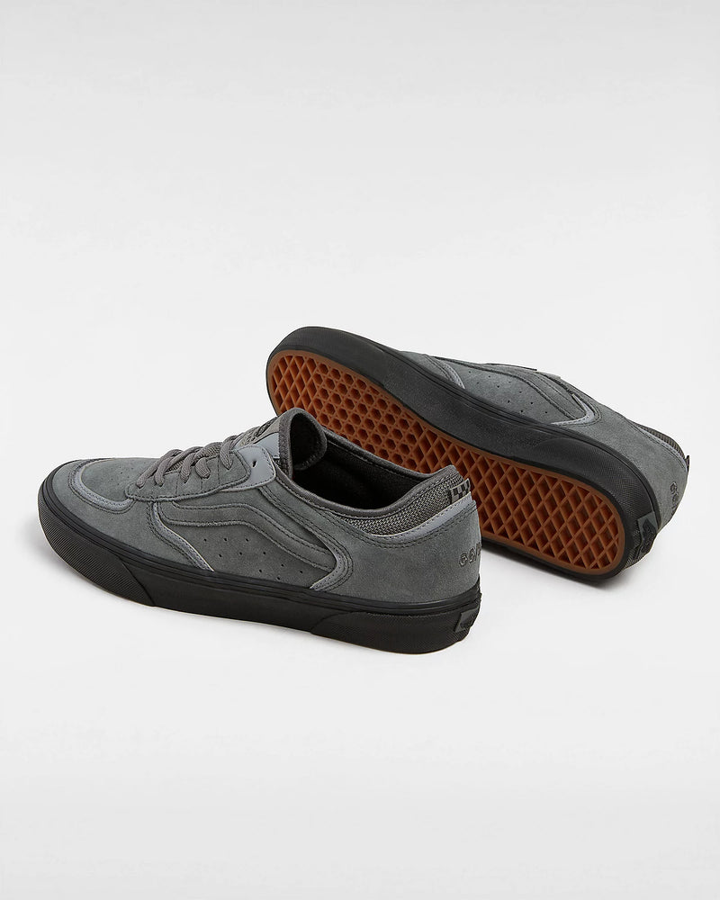 Load image into Gallery viewer, Vans Men&#39;s Skate Rowley Suede Shoes Charcoal/Black VN0A2Z3OCC8
