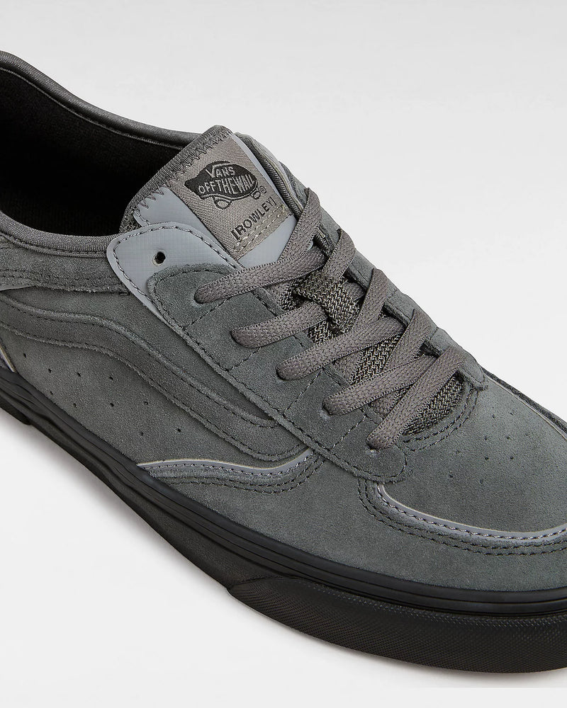 Load image into Gallery viewer, Vans Men&#39;s Skate Rowley Suede Shoes Charcoal/Black VN0A2Z3OCC8
