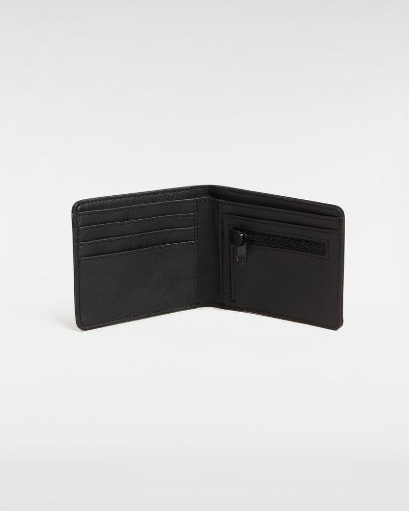 Load image into Gallery viewer, Vans Unisex Drop V Bifold Wallet Black VN0A31J8BLK
