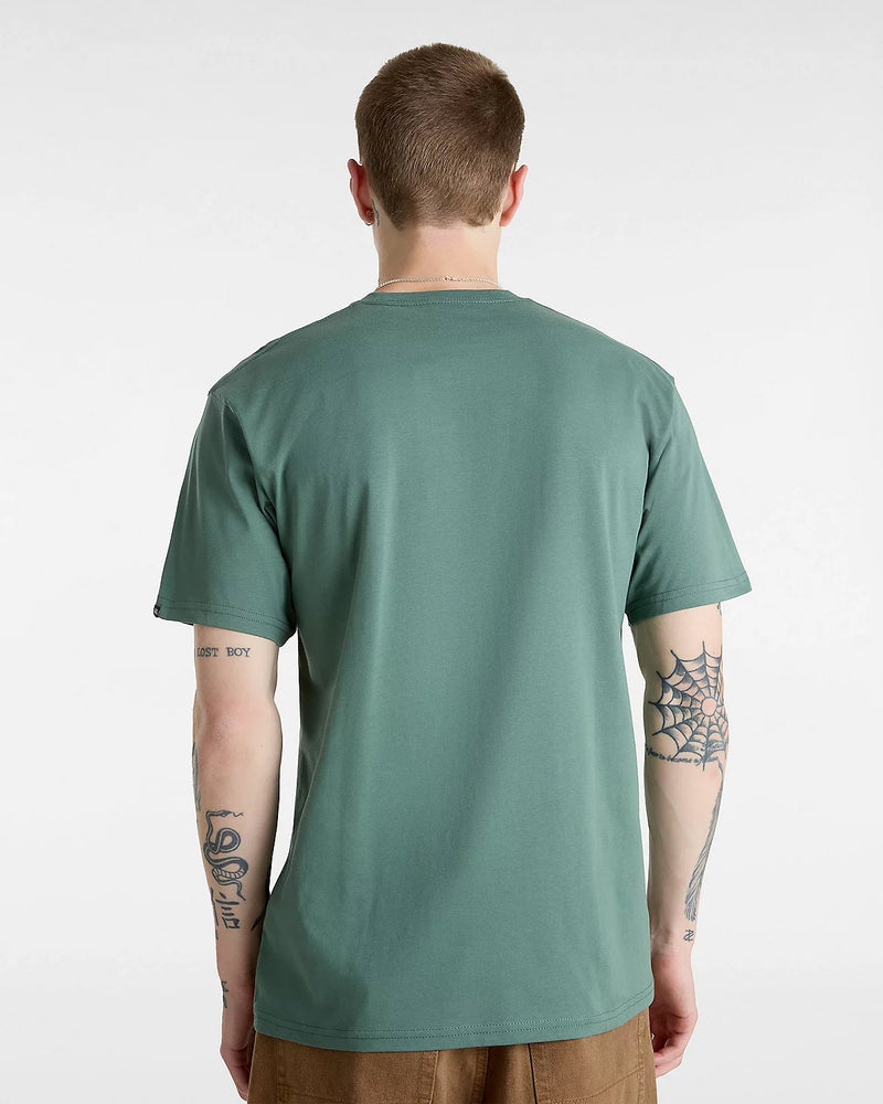 Load image into Gallery viewer, Vans Men&#39;s Left Chest Logo T-Shirt Dark Forest VN0A3CZE1CI
