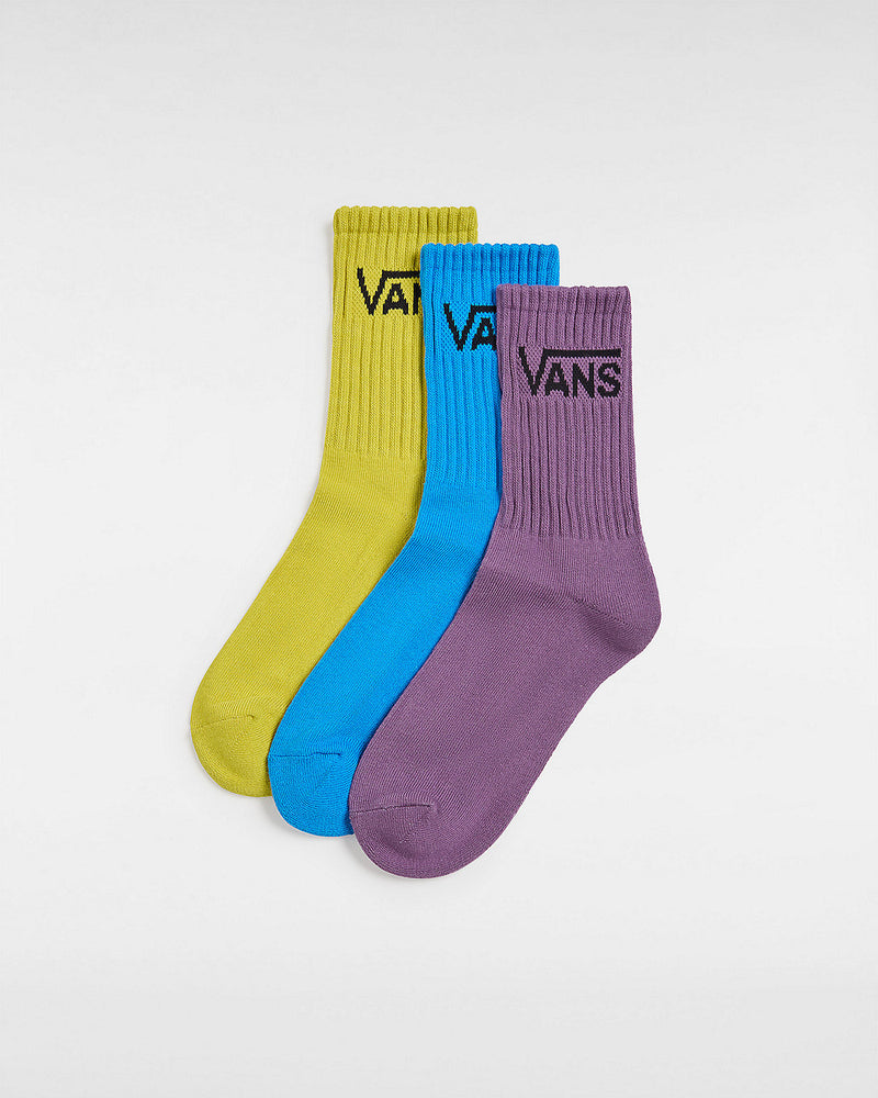 Load image into Gallery viewer, Vans Classic Crew Socks (3 Pairs) Purple VN0A49ZFCIF1
