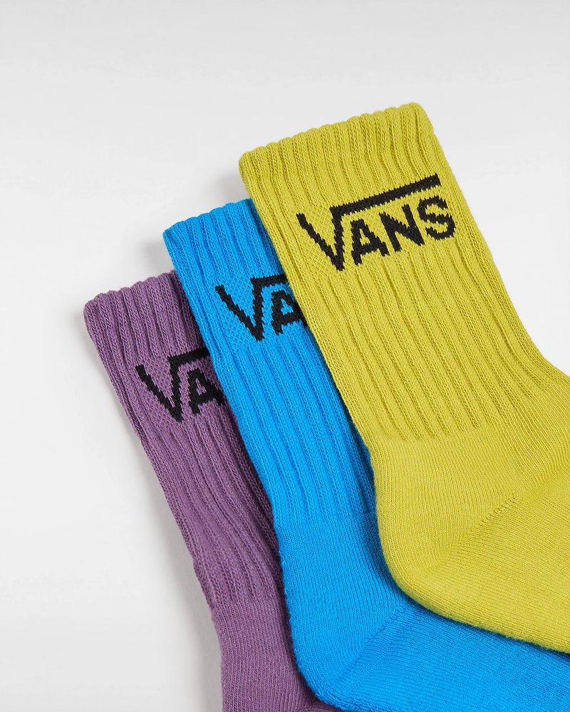 Load image into Gallery viewer, Vans Classic Crew Socks (3 Pairs) Purple VN0A49ZFCIF1
