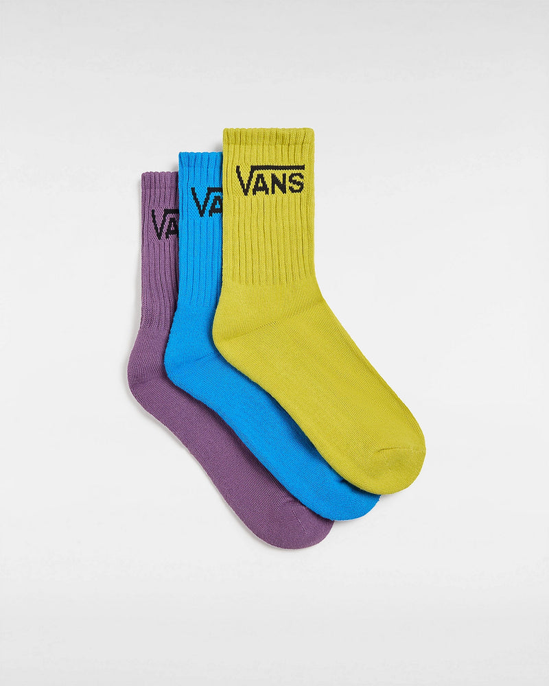 Load image into Gallery viewer, Vans Classic Crew Socks (3 Pairs) Purple VN0A49ZFCIF1
