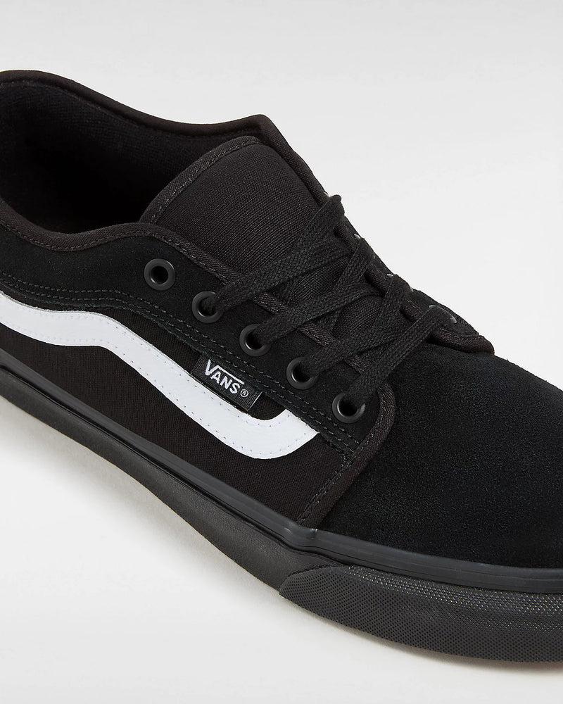 Load image into Gallery viewer, Vans Men&#39;s Chukka Low Sidestripe Shoes Black/Black/White VN0A5KQZB8C
