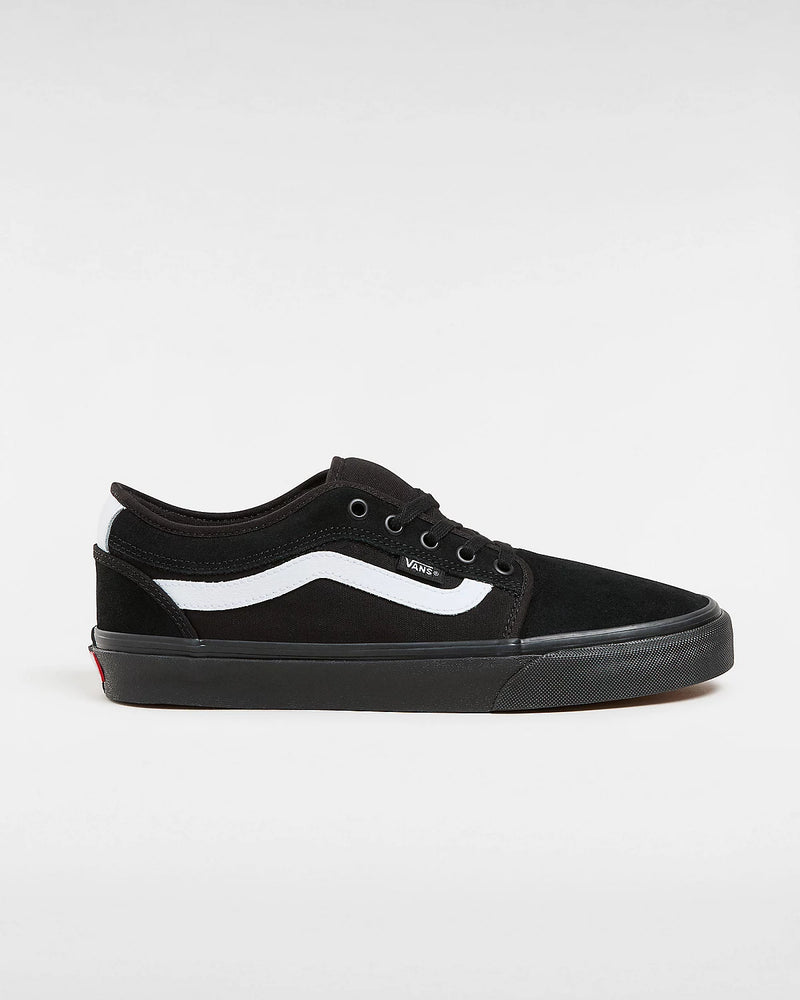 Load image into Gallery viewer, Vans Men&#39;s Chukka Low Sidestripe Shoes Black/Black/White VN0A5KQZB8C
