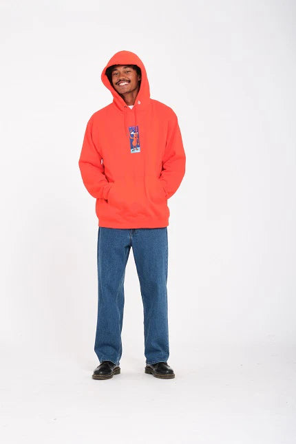 Load image into Gallery viewer, Vocom Men&#39;s Olivmoose Po Hoodie Bright Red A4132417_BRE
