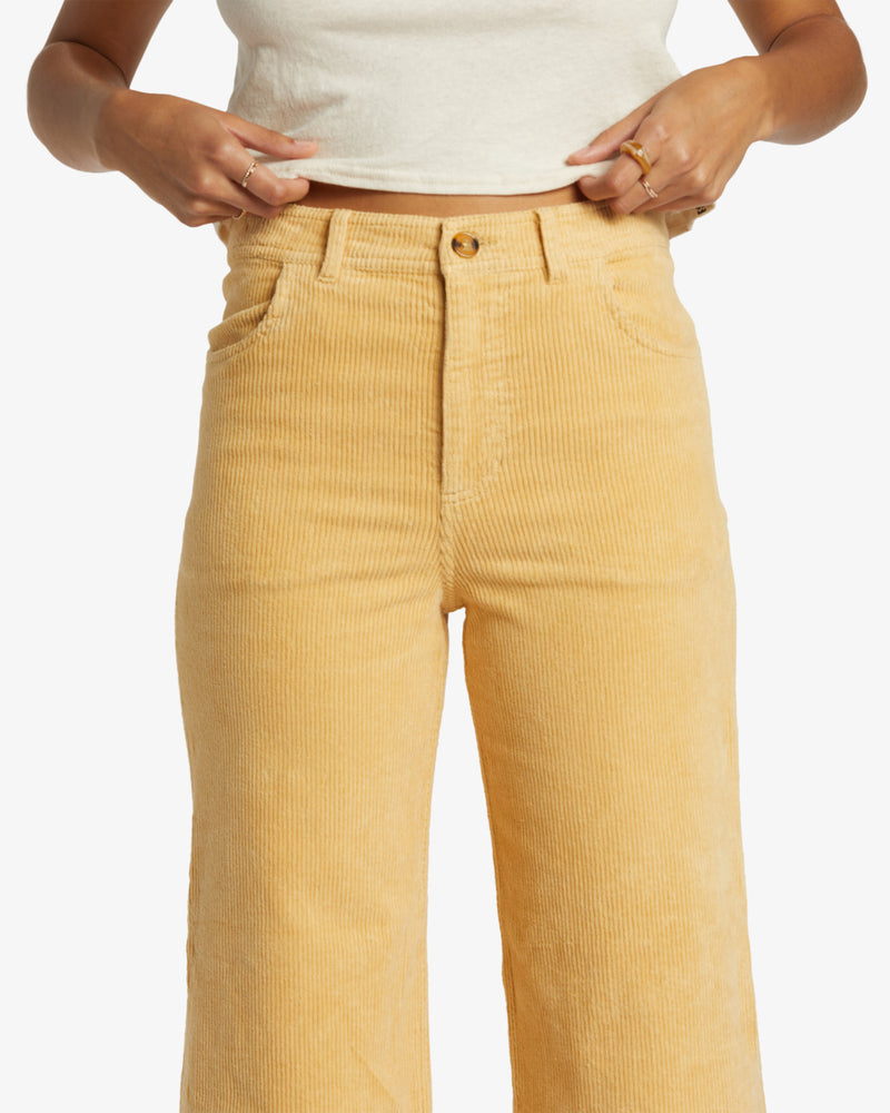 Load image into Gallery viewer, Billabong Women&#39;s Be Free Corduroy Pants Hemp 2 ABJDP00157-TKF0
