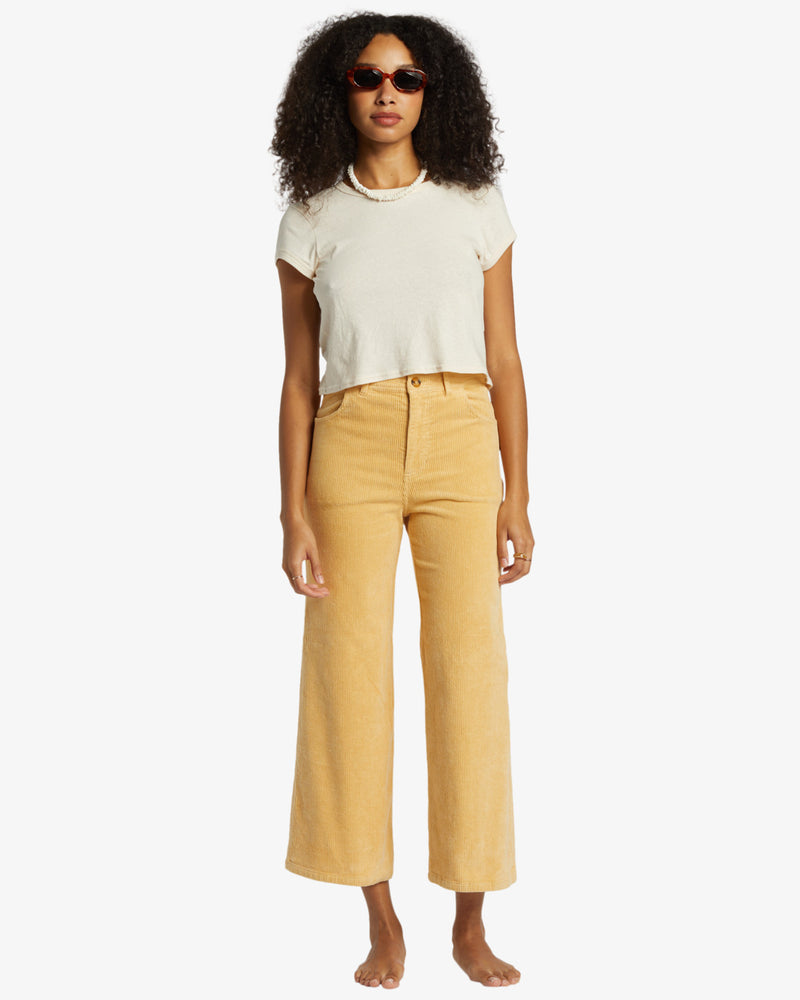 Load image into Gallery viewer, Billabong Women&#39;s Be Free Corduroy Pants Hemp 2 ABJDP00157-TKF0
