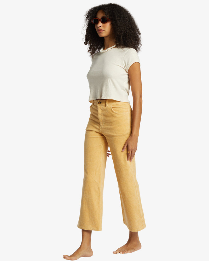 Load image into Gallery viewer, Billabong Women&#39;s Be Free Corduroy Pants Hemp 2 ABJDP00157-TKF0
