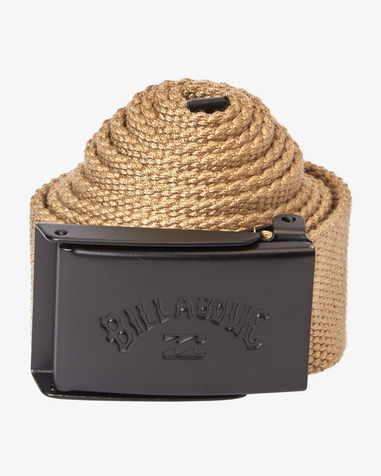 Billabong Men's Cog Scout Webbing Belt Gravel ABYAA00263_GRV