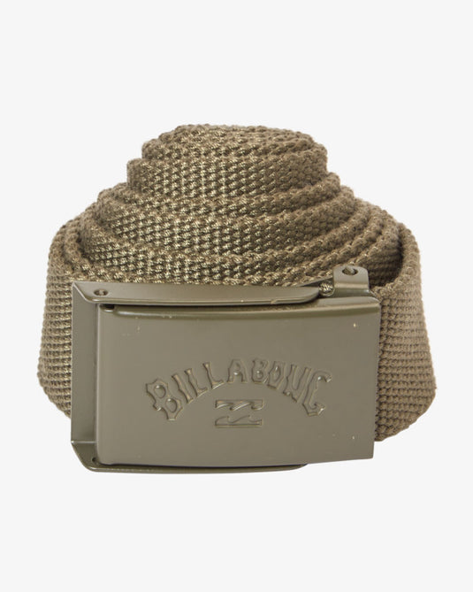 Billabong Men's Cog Scout Belt Military ABYAA00263-MIL