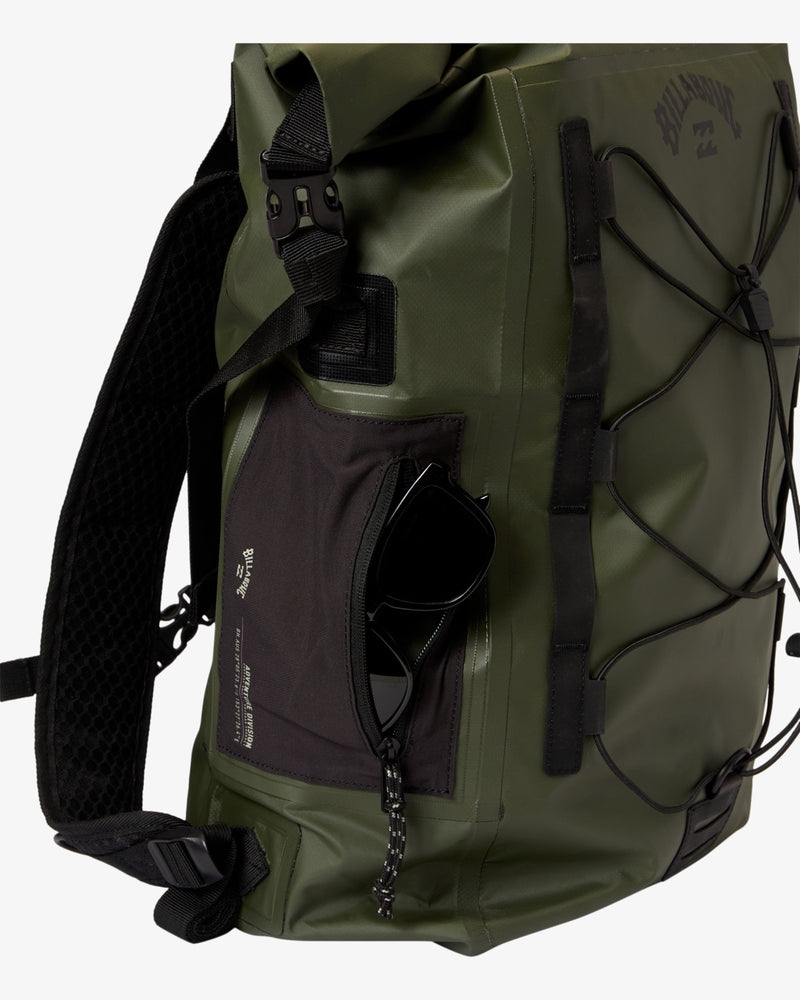 Load image into Gallery viewer, Billabong Unisex Surftrek Storm 40L Roll-Top Wet/Dry Backpack Military ABYBP00161-MIL
