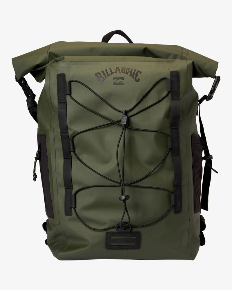 Load image into Gallery viewer, Billabong Unisex Surftrek Storm 40L Roll-Top Wet/Dry Backpack Military ABYBP00161-MIL
