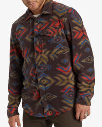 Load image into Gallery viewer, Billabong Men&#39;s Furnace Flannel Fleece Overshirt Plum  ABYFT00101-PSN0
