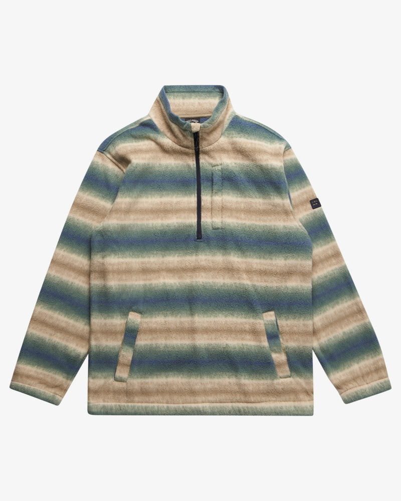 Load image into Gallery viewer, Billabong Men&#39;s Boundary Polar Fleece Half Zip Pullover Dune ABYFT00463-DUN
