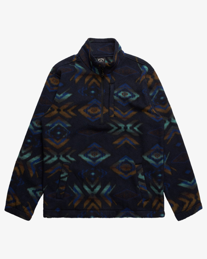 Load image into Gallery viewer, Billabong Men&#39;s Boundary Polar Fleece Half Zip Pullover Navy ABYFT00463-NVY
