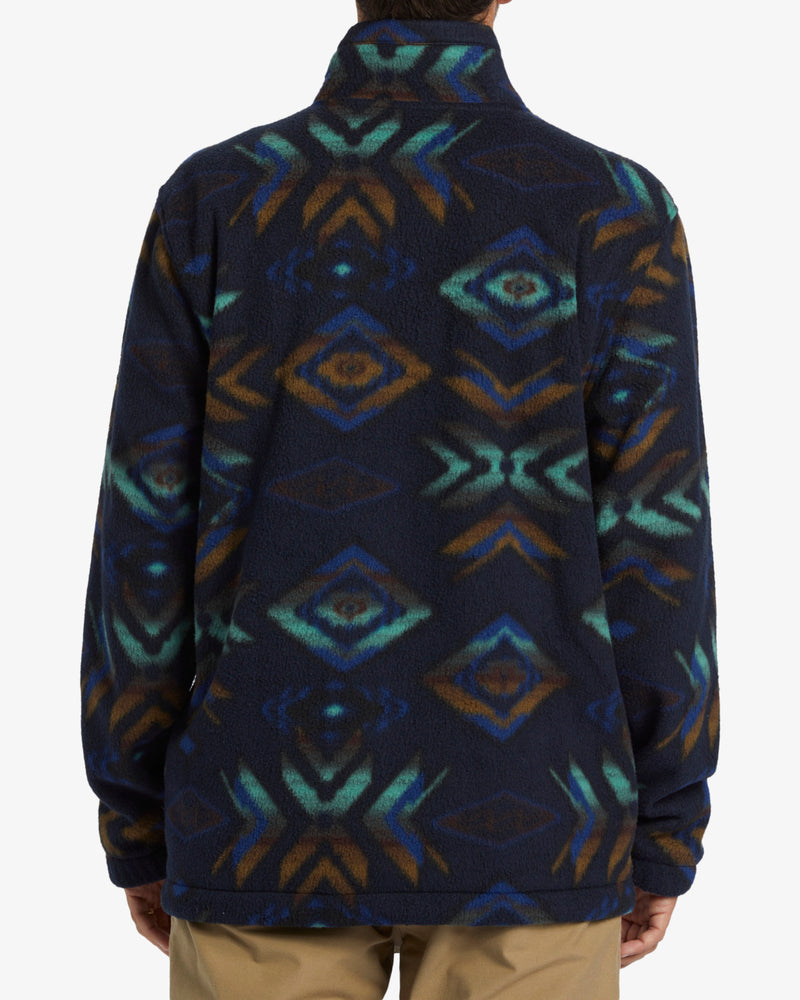 Load image into Gallery viewer, Billabong Men&#39;s Boundary Polar Fleece Half Zip Pullover Navy ABYFT00463-NVY
