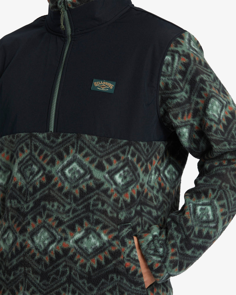 Load image into Gallery viewer, Billabong Men&#39;s Boundary Re-Issue Polar Fleece Black ABYFT00464-BLK
