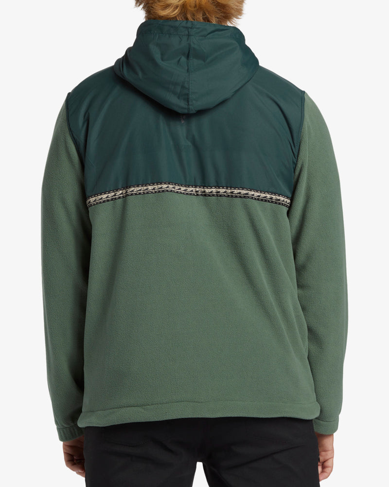 Load image into Gallery viewer, Billabong Men&#39;s Boundary Lite Zip-Up Hoodie Forest Green ABYFT00470-GTC0
