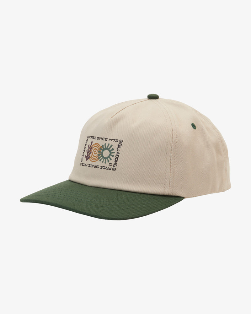 Load image into Gallery viewer, Billabong Men&#39;s Breakdown Snapback Hat Forest Green ABYHA00498-GTC0
