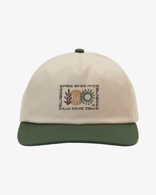 Load image into Gallery viewer, Billabong Men&#39;s Breakdown Snapback Hat Forest Green ABYHA00498-GTC0
