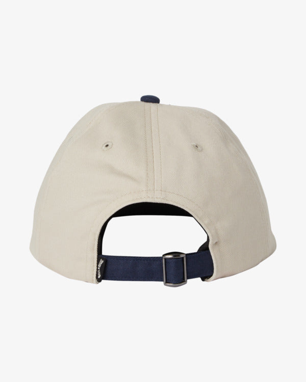 Load image into Gallery viewer, Billabong Men&#39;s Global Arch Strapback Cap Navy/Khaki ABYHA00501-YKH
