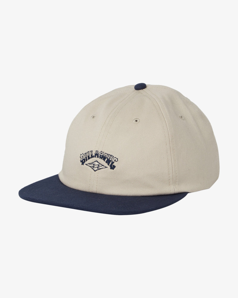 Load image into Gallery viewer, Billabong Men&#39;s Global Arch Strapback Cap Navy/Khaki ABYHA00501-YKH
