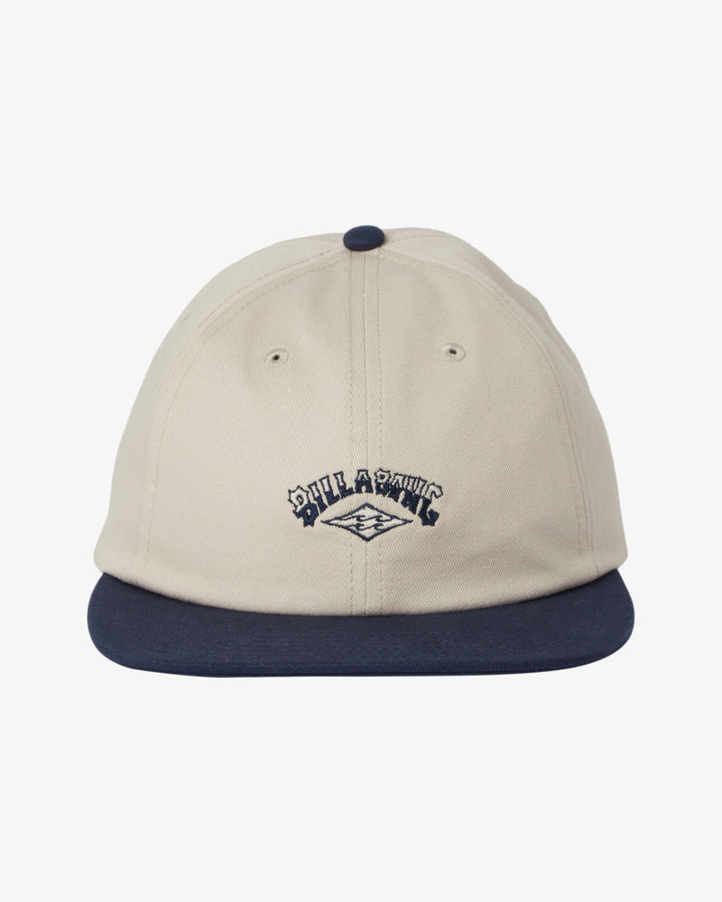 Load image into Gallery viewer, Billabong Men&#39;s Global Arch Strapback Cap Navy/Khaki ABYHA00501-YKH
