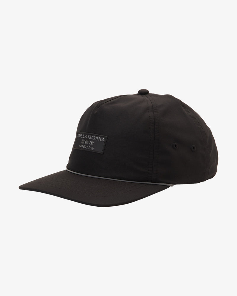 Load image into Gallery viewer, Billabong Men&#39;s Adventure Division Spec73 Strapback Cap Black ABYHA00506_BLK
