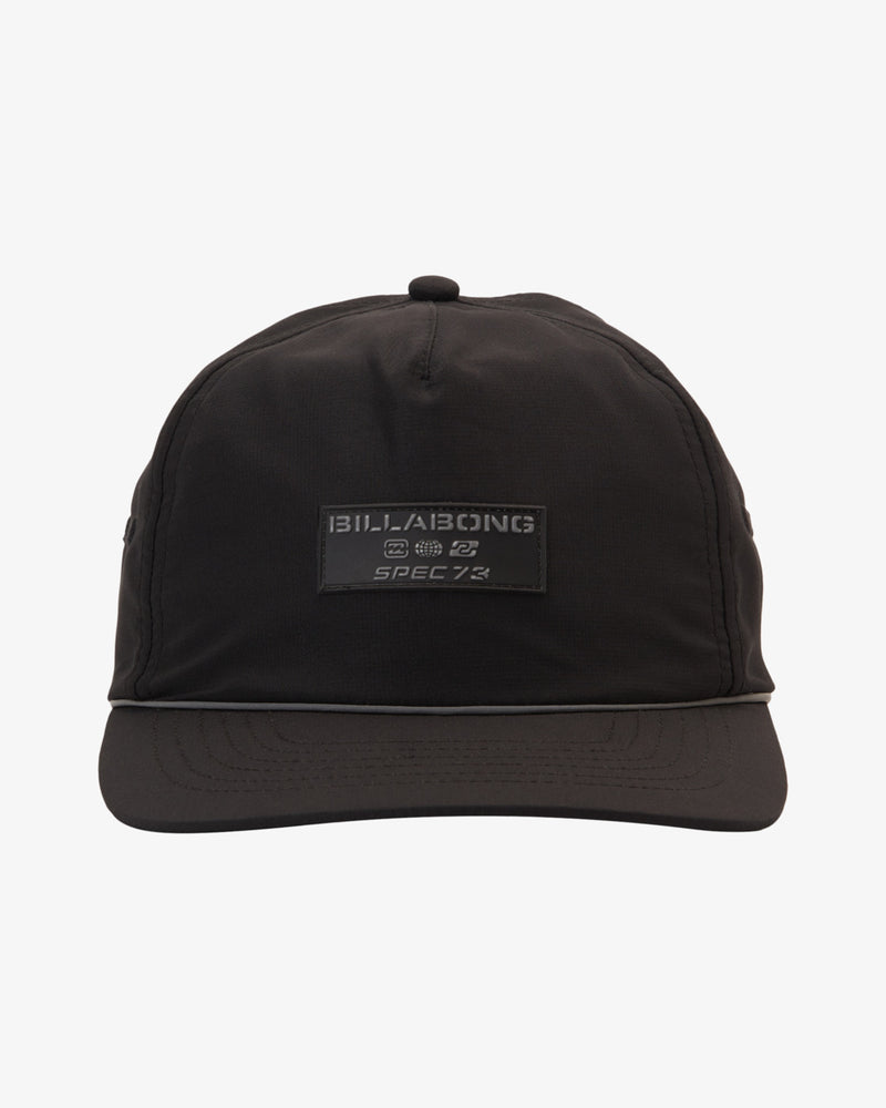 Load image into Gallery viewer, Billabong Men&#39;s Adventure Division Spec73 Strapback Cap Black ABYHA00506_BLK
