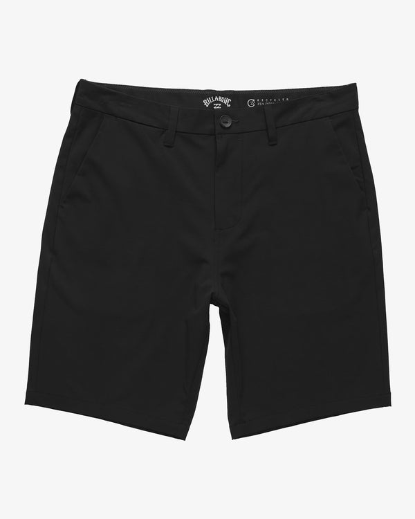 Load image into Gallery viewer, Billabong Men&#39;s Crossfire Solid 20&quot; Submersible Walkshorts Black ABYHY03002-BLK
