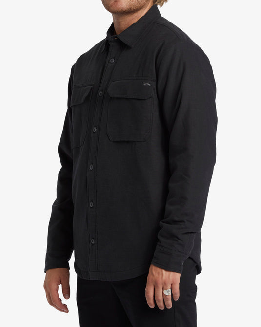 Billabong Men's Westport Workwear Jacket Washed Black ABYJK00206_WAA