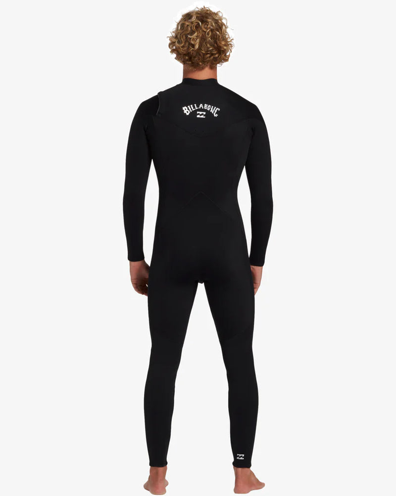 Load image into Gallery viewer, Billabong Men&#39;s 5/4mm Foil Chest Zip Wetsuit Black ABYW100270_BLK
