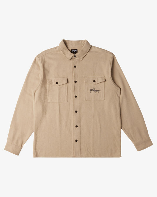 Billabong Men's Bong Days Long Sleeve Shirt SanD ABYWT00268_SND