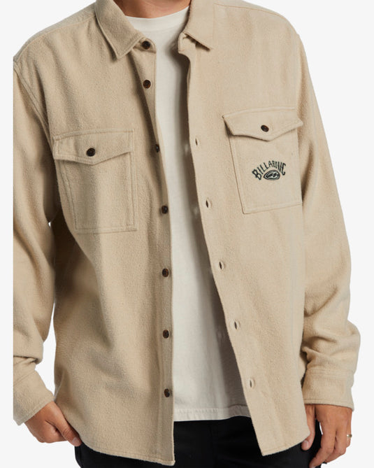 Billabong Men's Bong Days Long Sleeve Shirt SanD ABYWT00268_SND