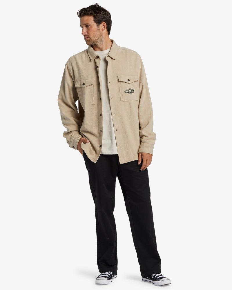 Load image into Gallery viewer, Billabong Men&#39;s Bong Days Long Sleeve Shirt SanD ABYWT00268_SND
