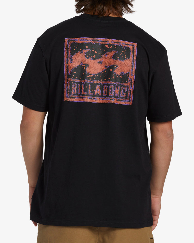 Load image into Gallery viewer, Billabong Men&#39;s Crayon Wave T-Shirt Black ABYZT02255-BLK
