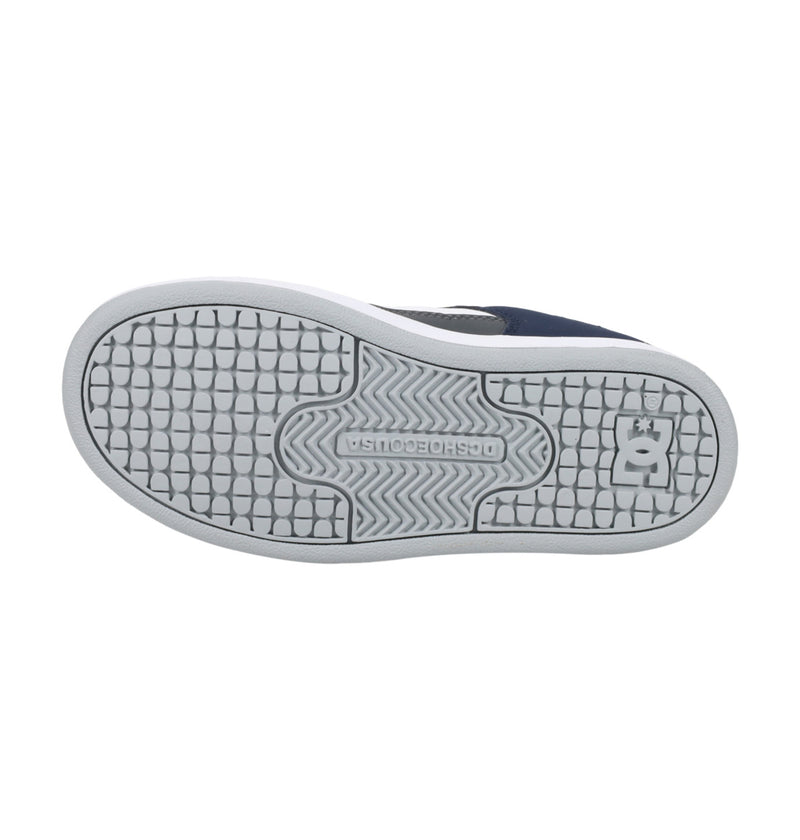 Load image into Gallery viewer, DC Kid&#39;s Manteca 4 V Leather Shoes Grey/Navy/White ADBS300378-NGY
