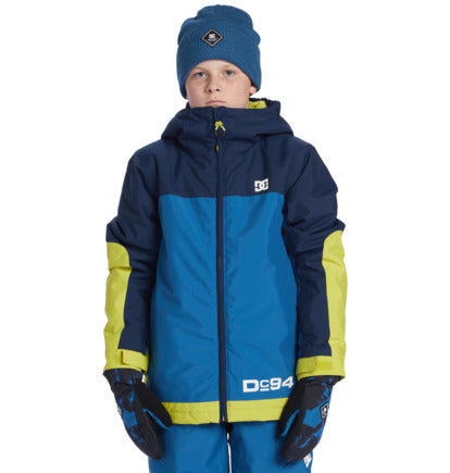 DC Kids' Defiant Snowboard/Ski Jacket (8-16) Dress Blues ADBTJ03030_BTK0