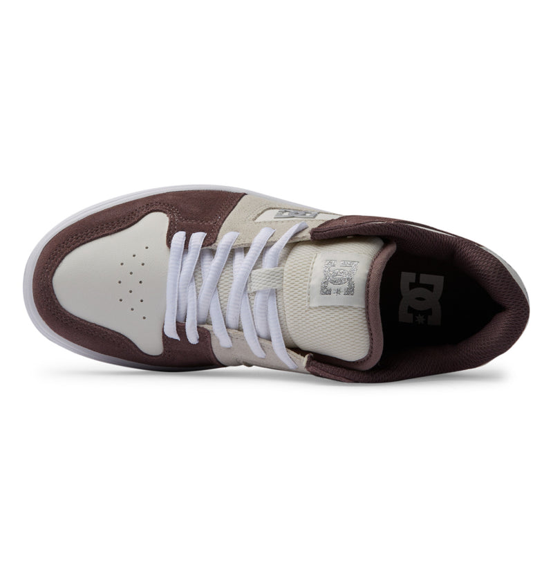 Load image into Gallery viewer, DC Women&#39;s Manteca 4 Leather Shoes Plum/Offwhite ADJS100161_POW
