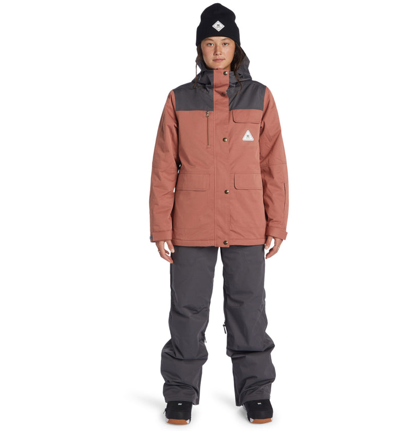 Load image into Gallery viewer, DC Women&#39;s Liberate Snow Jacket Cedar Wood ADJTJ03045_MMS0
