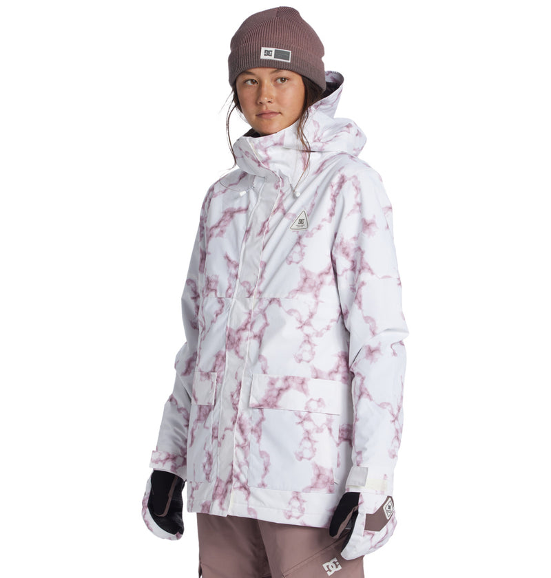 Load image into Gallery viewer, DC Women&#39;s Cruiser Snow Jacket Marble ADJTJ03047_XWWP
