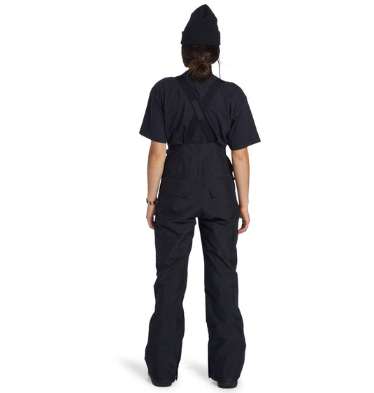 DC Women's Valiant Bib Snow Pants Black ADJTP03030_KVJ0