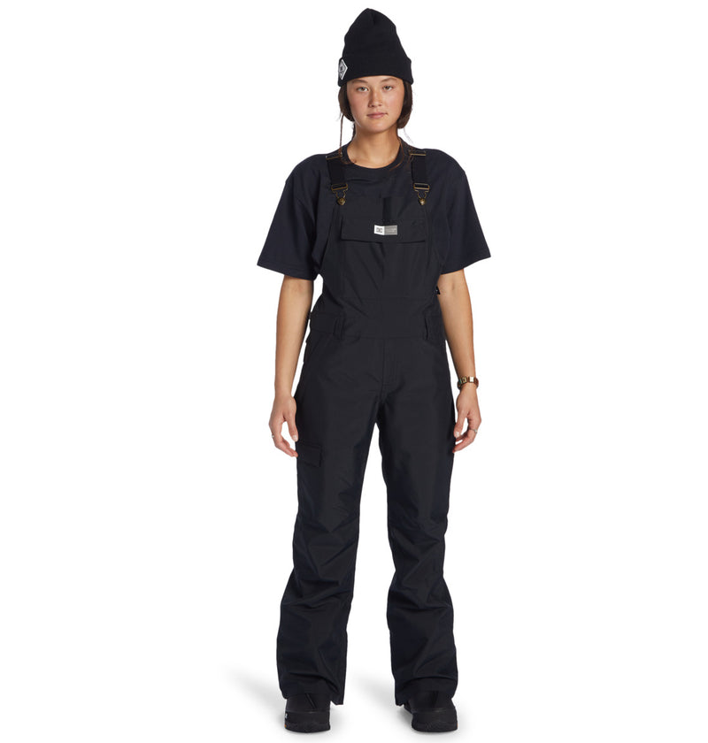 Load image into Gallery viewer, DC Women&#39;s Valiant Bib Snow Pants Black ADJTP03030_KVJ0
