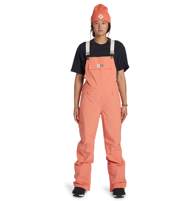 Load image into Gallery viewer, DC Women&#39;s Valiant Bib Snow Pants Coral ADJTP03030_MKA0
